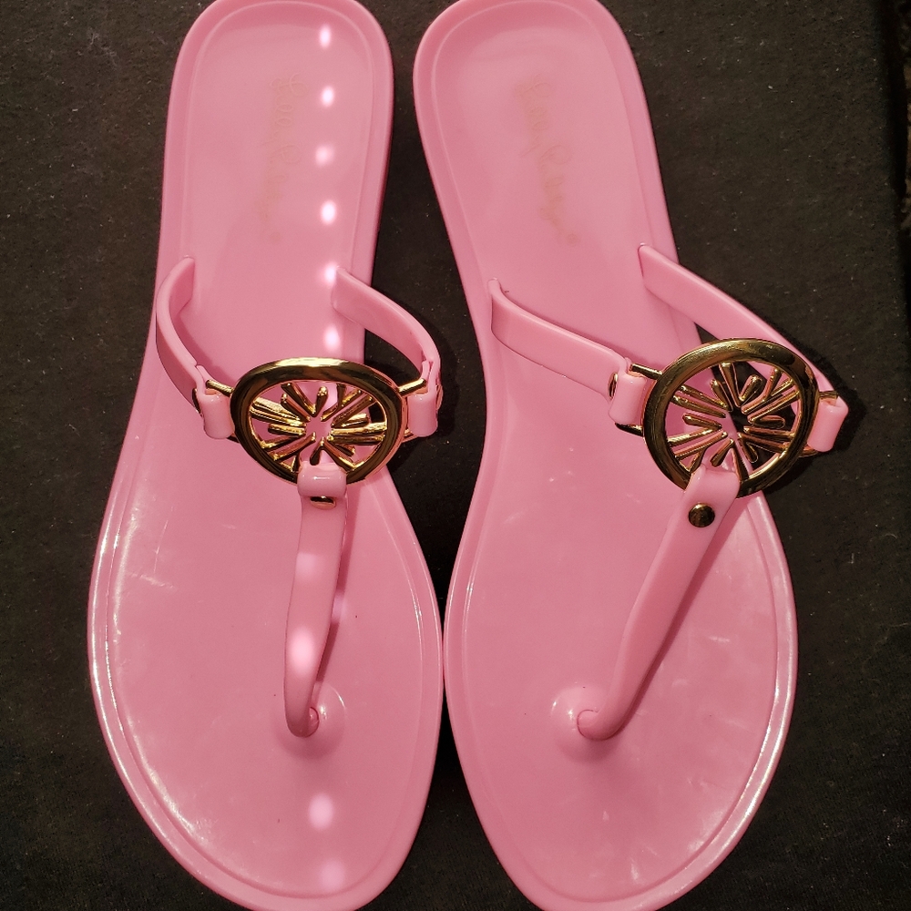 Lillie Pulitzer Hollie Jelly Womens Sandals 7
